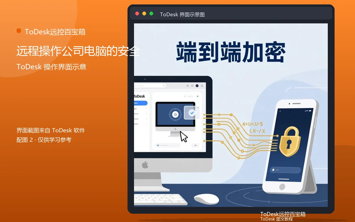 远程操作公司电脑的安全界面示意图(配图2)
