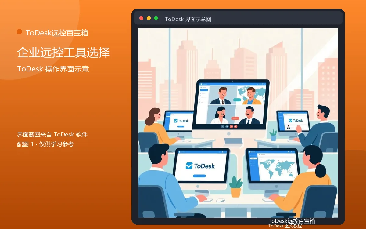 企业远控工具选择界面示意图(配图1)