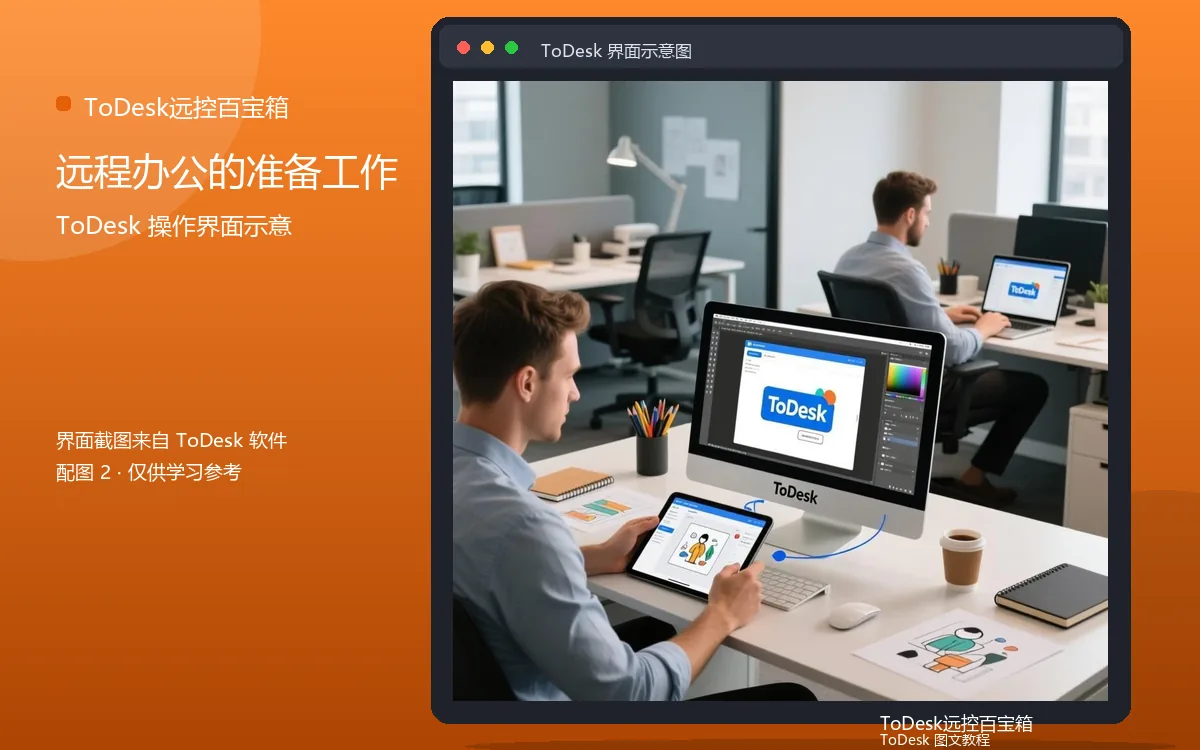 远程办公的准备工作界面示意图(配图2)