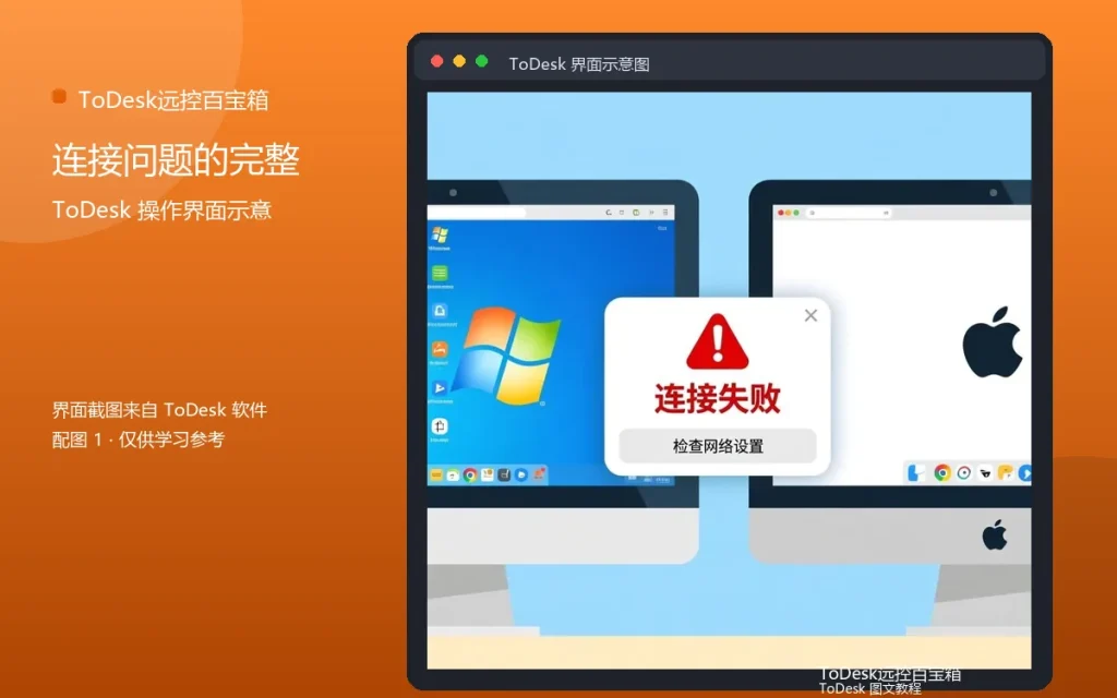 ToDesk连接失败解决办法：连接问题的完整处理配图