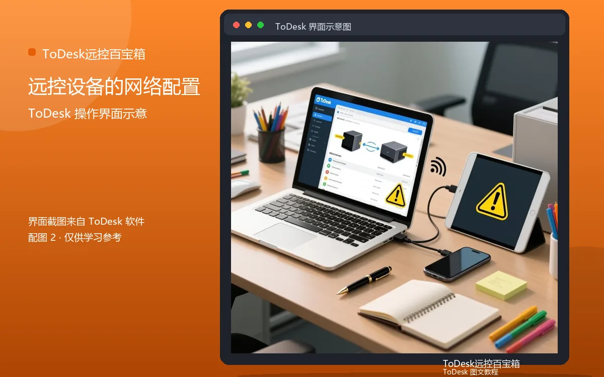 远控设备的网络配置界面示意图（配图2）