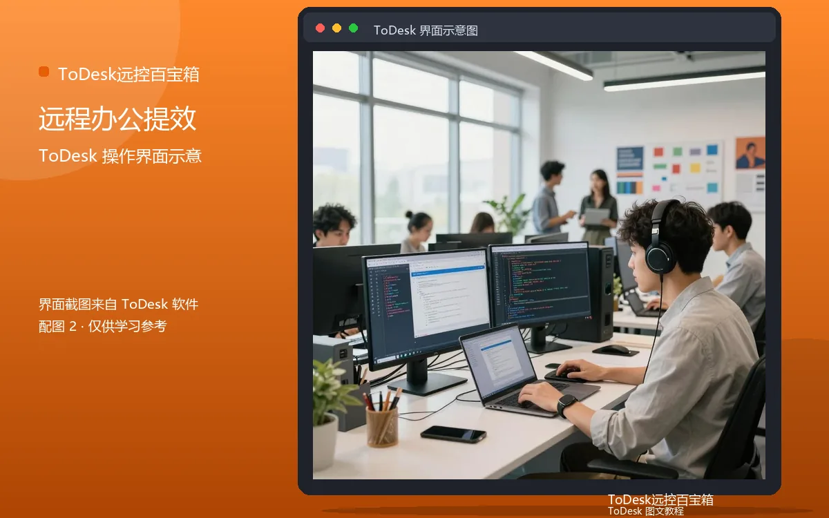 远程办公提效界面示意图(配图2)
