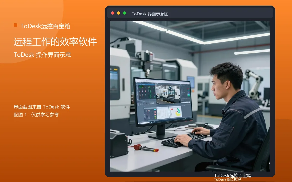 远程工作的效率软件界面示意图(配图1)