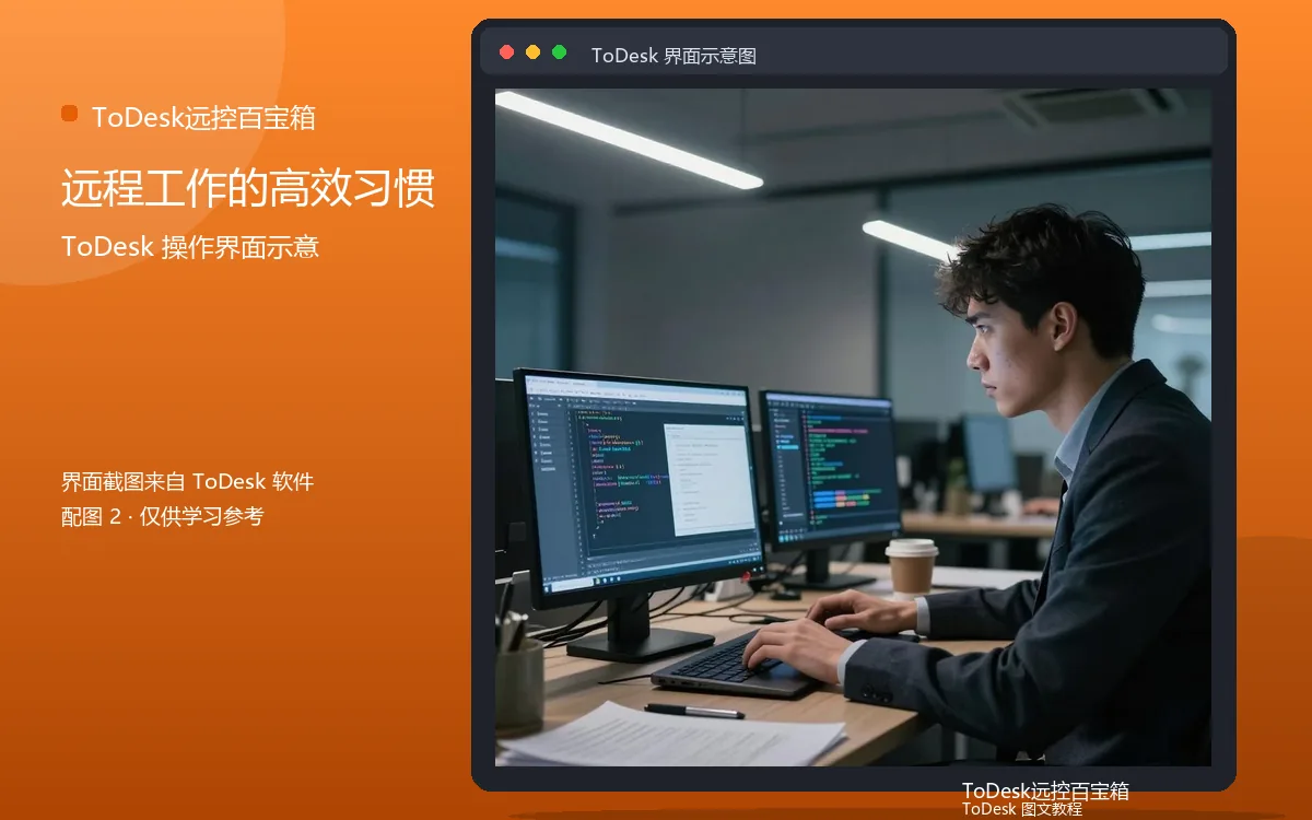 远程工作的高效习惯界面示意图(配图2)