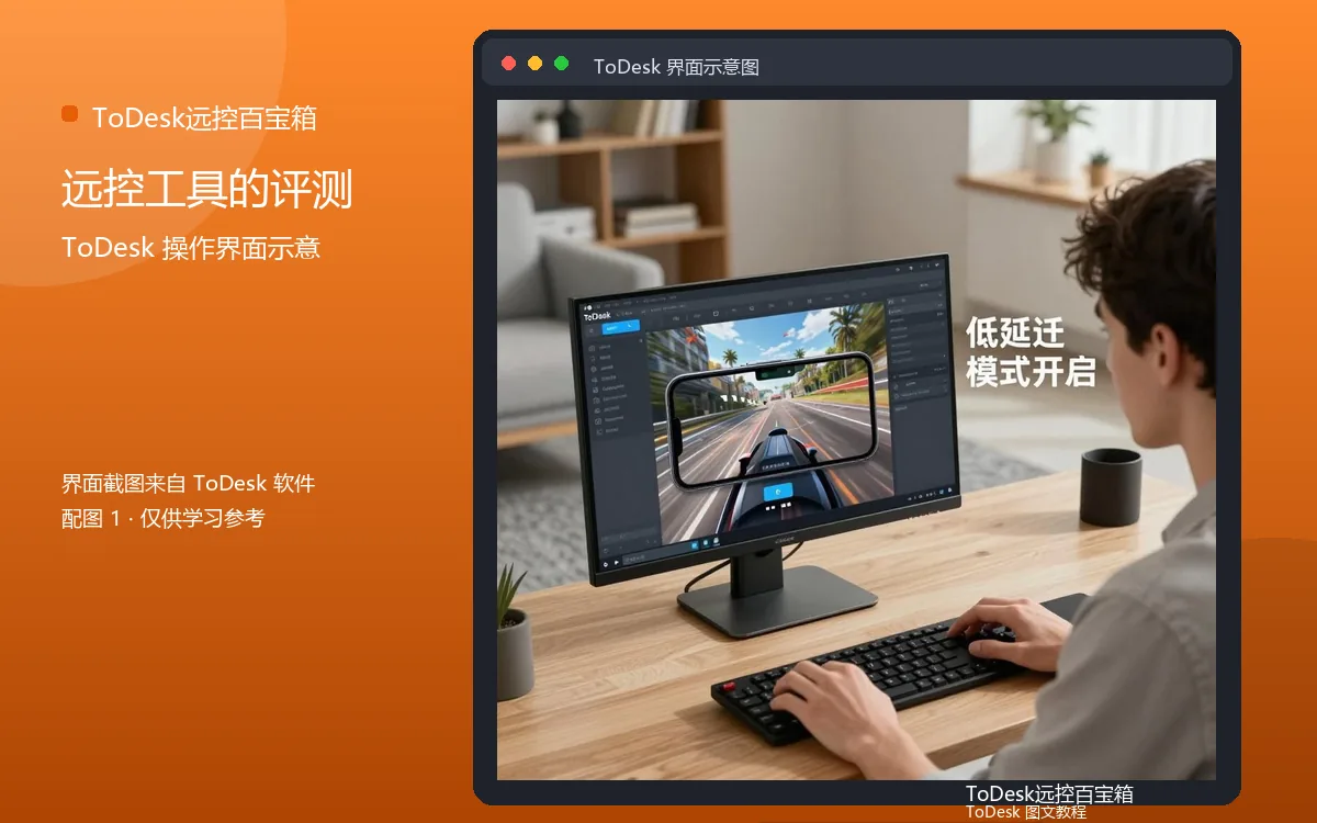 远控工具的评测界面示意图（配图1）