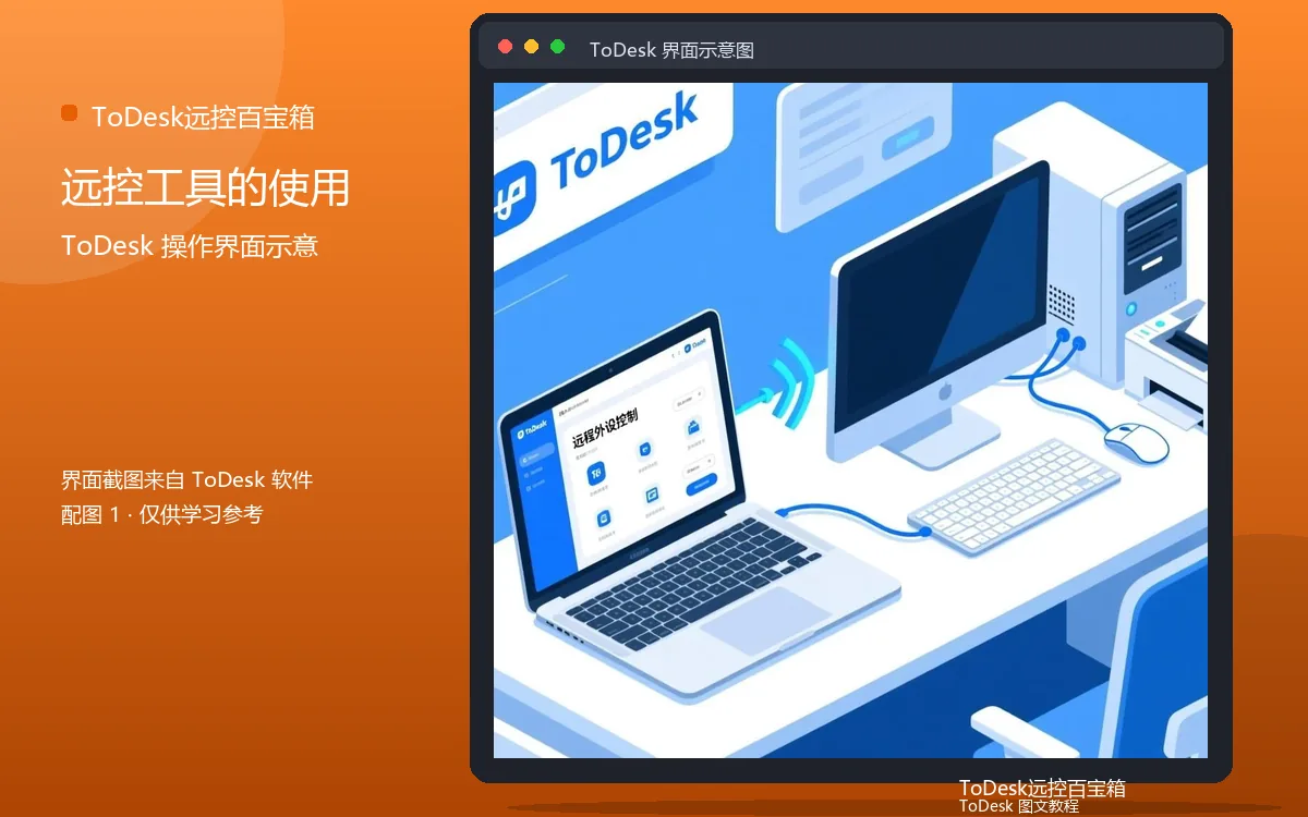 远控工具的使用界面示意图(配图1)