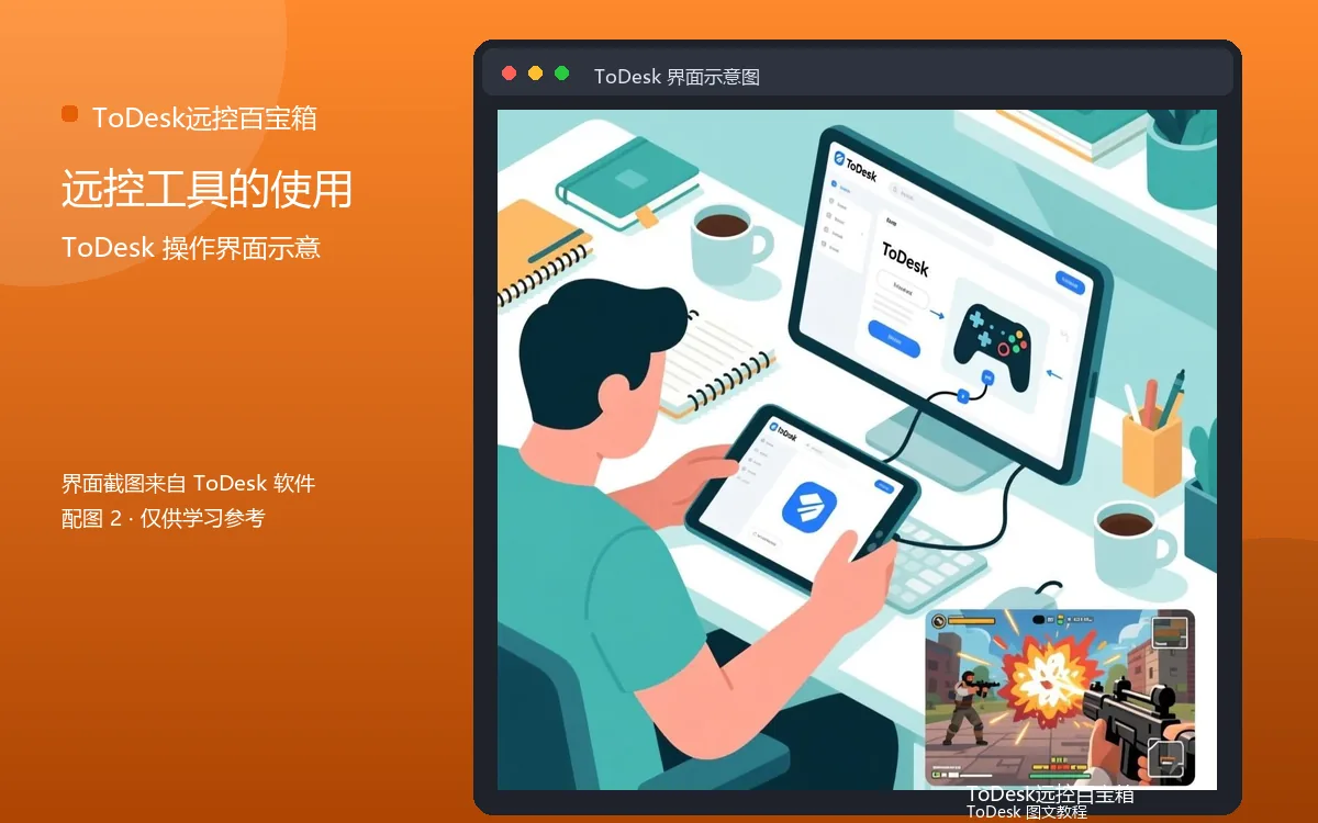 远控工具的使用界面示意图(配图2)