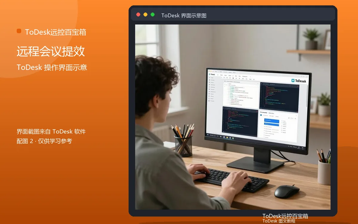 远程会议提效界面示意图(配图2)