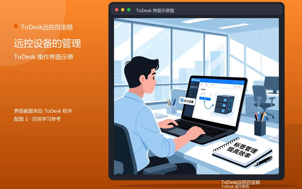 远控设备的管理界面示意图（配图2）