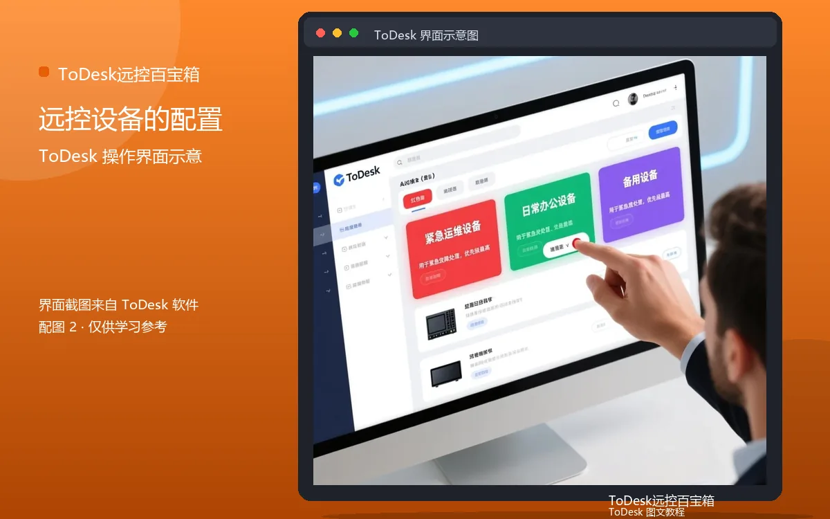 远控设备的配置界面示意图(配图2)